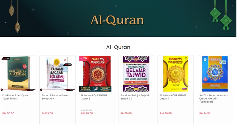 Promosi Pra-Ramadhan PGMALL - Al-Quran
