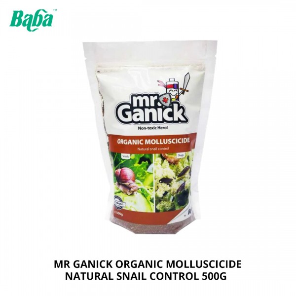 Mr Ganick Non Toxic Organic Molluscicide Natural Snail Control 500G