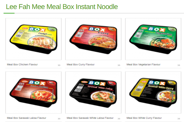 Lee Fah Mee Meal Box Instant Noodle